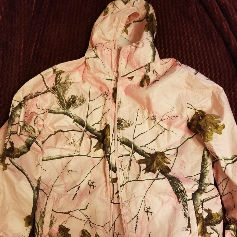 Realtree AP Pink camo Jacket with hood